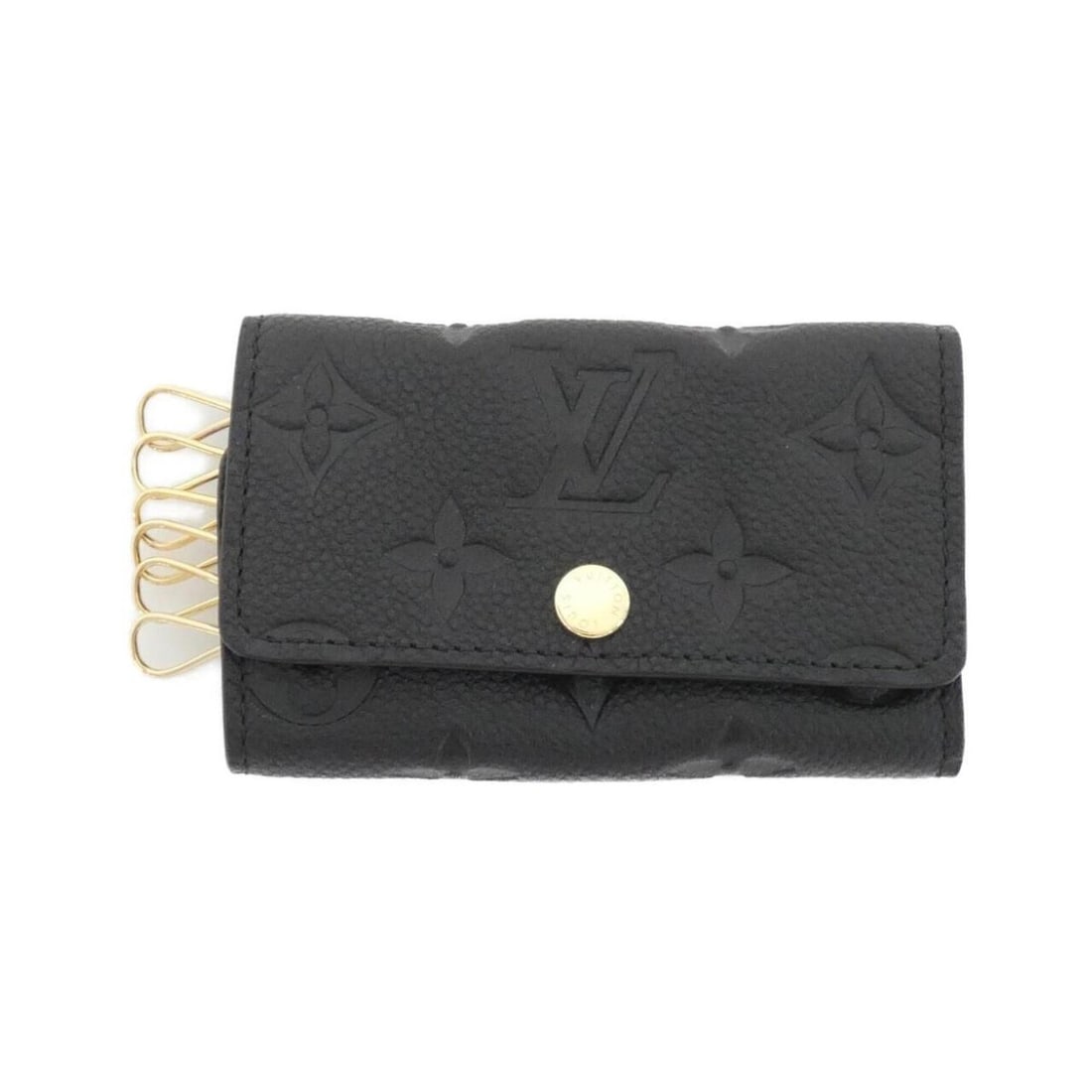 Louis Vuitton Monogram Empreinte Multicles M64421 Key Case: --- Catalog ---Category: DesignType: KeycaseColor: BlackGender: WomenMaterial: Leather Leather/Fur Type: Calf leatherCategory: GeneralMPN: M64421Brand: Louis VuittonCategory: Physical PropertiesSize (