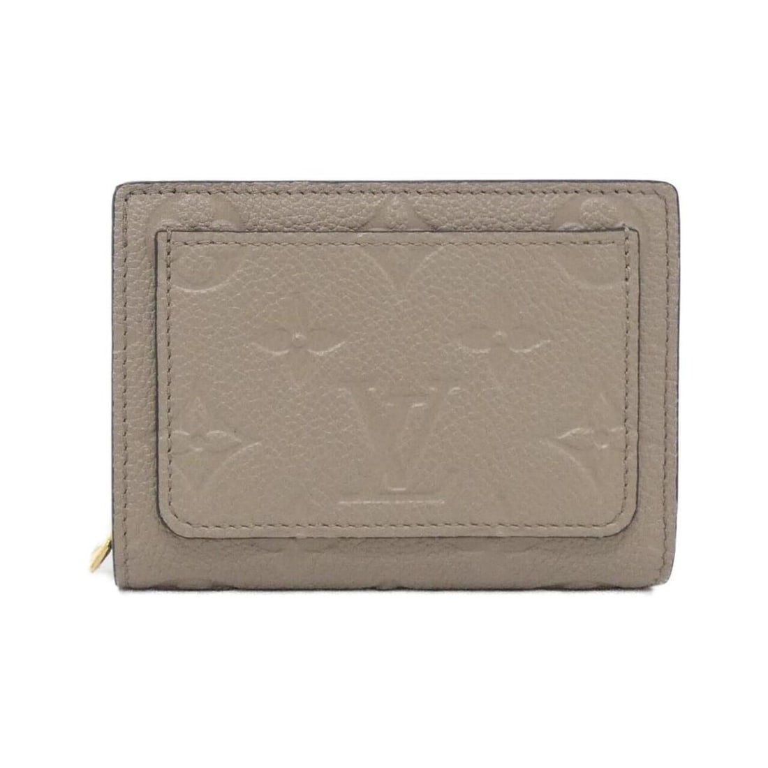 Louis Vuitton Monogram Empreinte Portefeuille Claire M80152 Wallet: --- Catalog ---Category: SizeSize (HxWxD): 9cm x 11cm x 3cm / 3.54'' x 4.33'' x 1.18''Category: DesignType: Wallet (bi-fold)Color: TourterelleGender: WomenMaterial: Leather Leather/Fur Type: Calf leat
