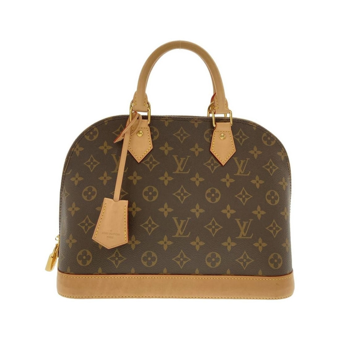Louis Vuitton Monogram Alma PM M53151 Handbag: --- Catalog ---Category: SizeSize (HxWxD): 24cm x 31cm x 15cm / 9.44'' x 12.2'' x 5.9''Category: DesignType: HandbagColor: MarronGender: Men,WomenMaterial: Coated canvas Hardware Color: GoldCategory: 