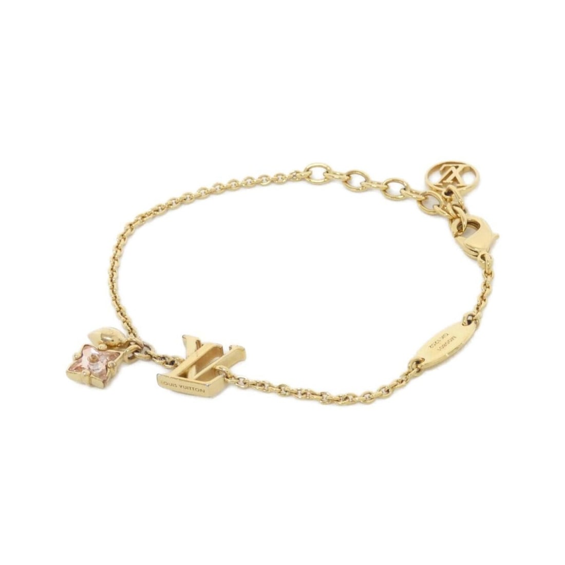 Louis Vuitton Bracelet Lulugram M00801: --- Catalog ---Category: SizeLength: 15cm - 18cm / 5.9'' - 7.08''Category: DesignType: Charm braceletColor: Gold, RoseGender: WomenCategory: GeneralMPN: M00801Brand: Louis Vuitton--- Item List ---Sect
