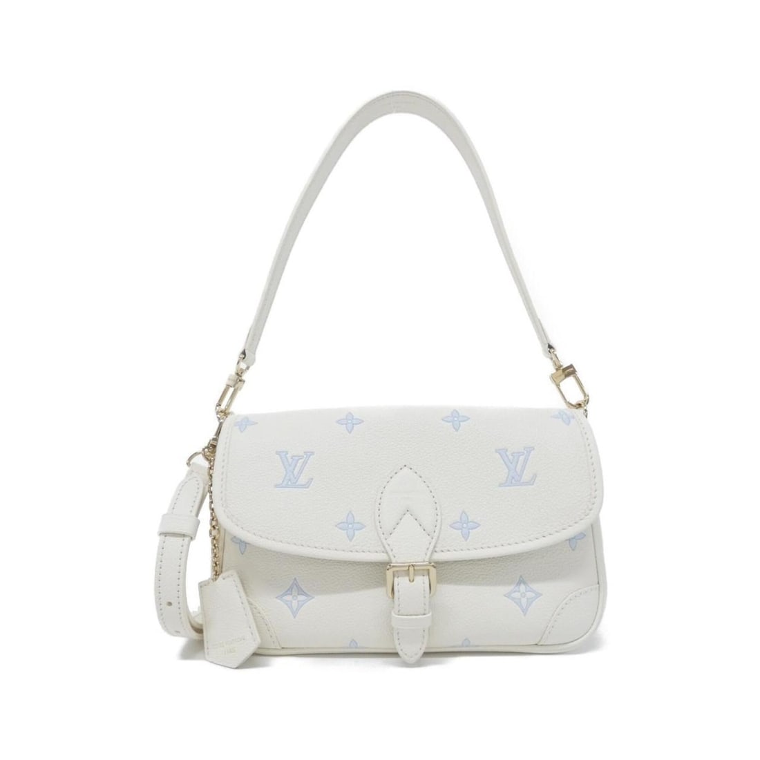 Louis Vuitton Bicolor Monogram Empreinte Diane M28054 Shoulder Bag: --- Catalog ---Category: SizeSize (HxWxD): 14cm x 25cm x 10cm / 5.51'' x 9.84'' x 3.93''Category: DesignType: Shoulder bagColor: WhiteGender: WomenMaterial: Leather Hardware Color: GoldLeather/Fur Typ