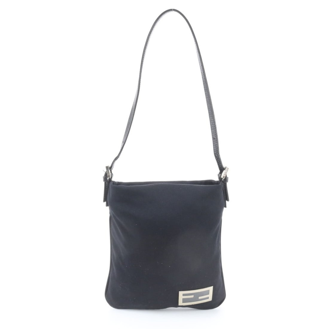 Excellent condition Fendi FF logo Mamma Bucket leather shoulder bag/handbag in black for women. (1 of 13)