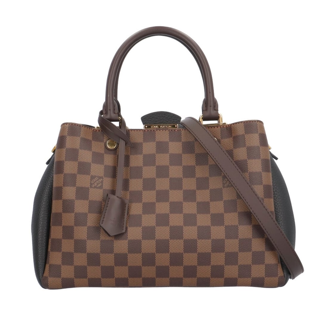Louis Vuitton Brittany Damier Shoulder Bag, Canvas N41673, Brown, Women's, LOUIS VUITTON, 2-way: --- Catalog ---Category: SizeWeight: 780g / 1.71lb.Size (HxWxD): 20.5cm x 30cm x 12.5cm / 8.07'' x 11.81'' x 4.92''Strap Length: 90cm / 35.43''Handle Length: 31cm / 12.2''Category: DesignType: Shoulde