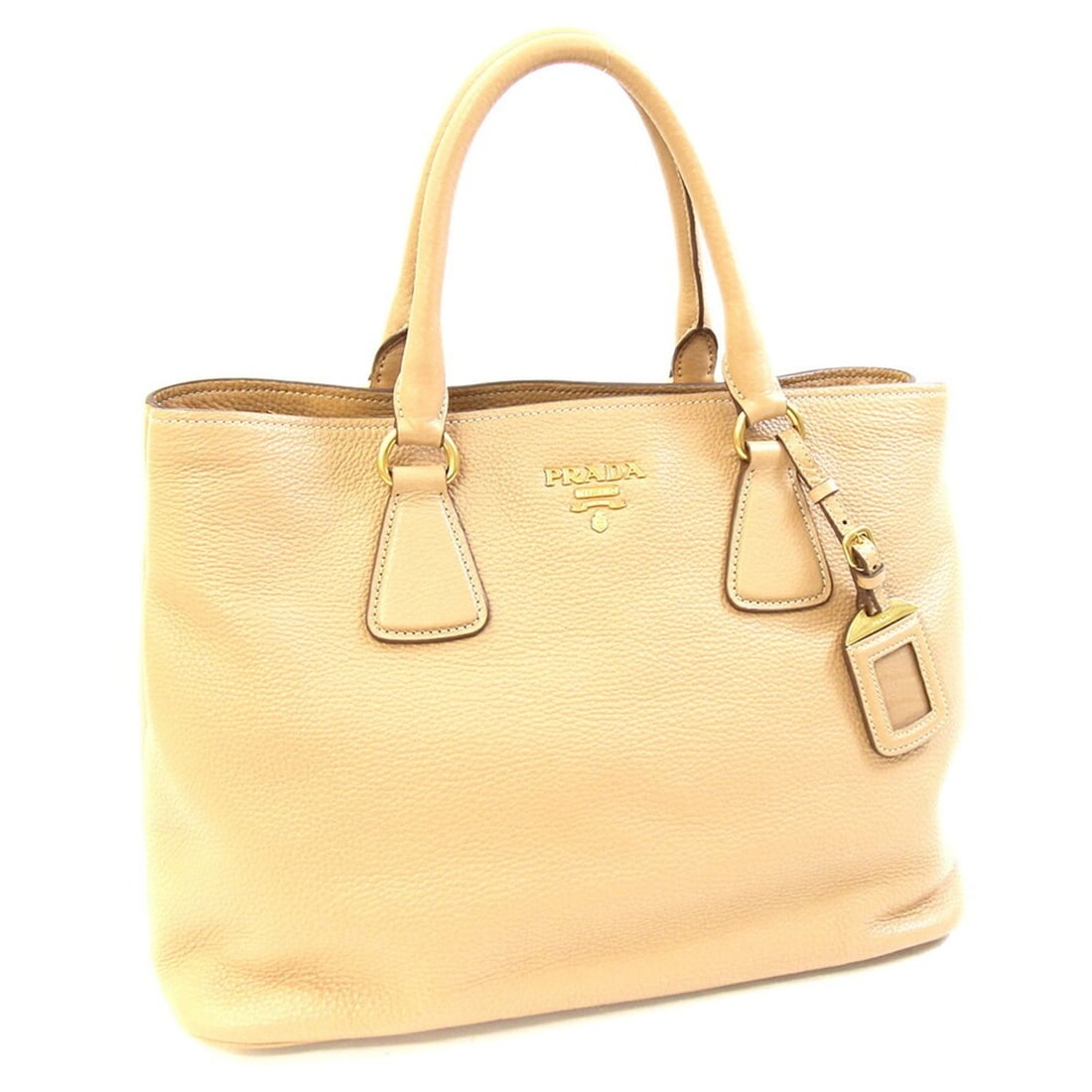 Prada Tote Bag BN2794 SUGHERO Beige Leather Handbag with Name Tag for Women PRADA: --- Catalog ---Category: SizeSize (HxWxD): 27cm x 36cm x 18cm / 10.62'' x 14.17'' x 7.08''Handle Length: 38cm / 14.96''Category: DesignType: Handbag, Tote bagColor: BeigeGender: WomenMaterial: Leather