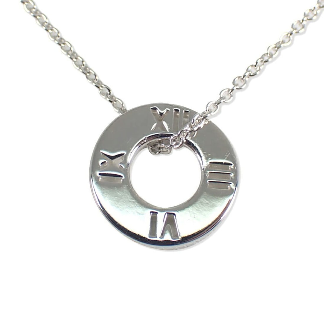 TIFFANY & Co. 925 Atlas Pendant Necklace: --- Catalog ---Category: SizePendant Size: 12mm / 0.47''Neck Circumference: 40.5 cm / 15.94''Category: DesignGender: WomenMaterial: Sterling silver 925Necklace Type: Pendant necklaceCategory: