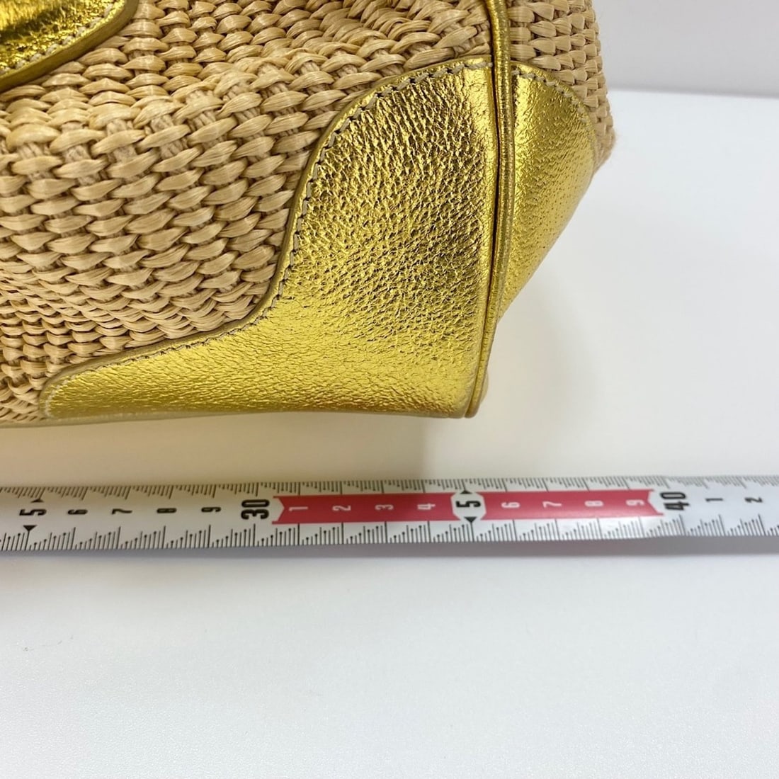 Prada handbag, gold - 4