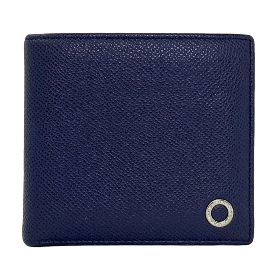 BVLGARI Bi-fold Wallet, Leather, Women's: --- Catalog ---Category: SizeSize (HxWxD): 10cm x 11.5cm x 2cm / 3.93'' x 4.52'' x 0.78''Category: DesignType: Wallet (bi-fold)Color: NavyGender: WomenMaterial: Leather Category: GeneralBrand: Bvlgari
