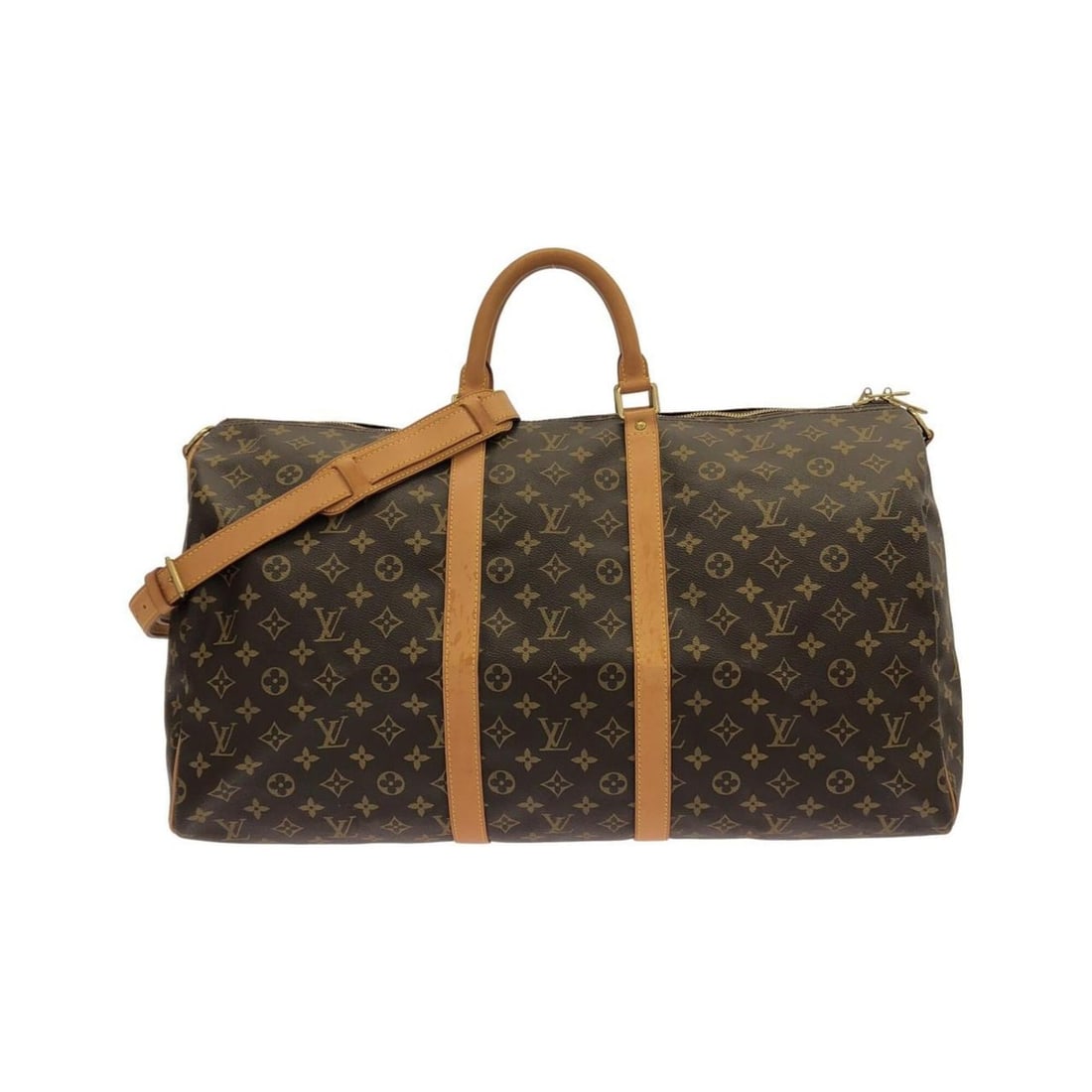 Louis Vuitton Monogram Keepall Bandoulière 55cm M41414 Boston Bag: --- Catalog ---Category: SizeSize (HxWxD): 30cm x 55cm x 25cm / 11.81'' x 21.65'' x 9.84''Category: DesignType: Boston bagColor: MarronGender: Men,WomenMaterial: Coated canvas Hardware Color: GoldCate