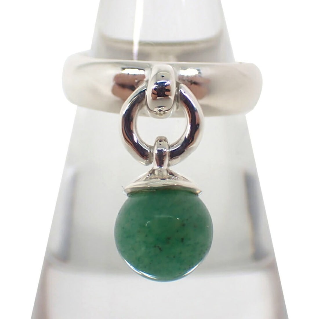 TIFFANY & Co. 925 Aventurine Quartz Ring, Size 12: --- Catalog ---Category: SizeUS Size: 6.5Brand Size: 52Category: DesignType: Band ringGender: WomenMaterial: Sterling silver 925Category: GeneralBrand: Tiffany--- Item List ---Section: ConditionRankin