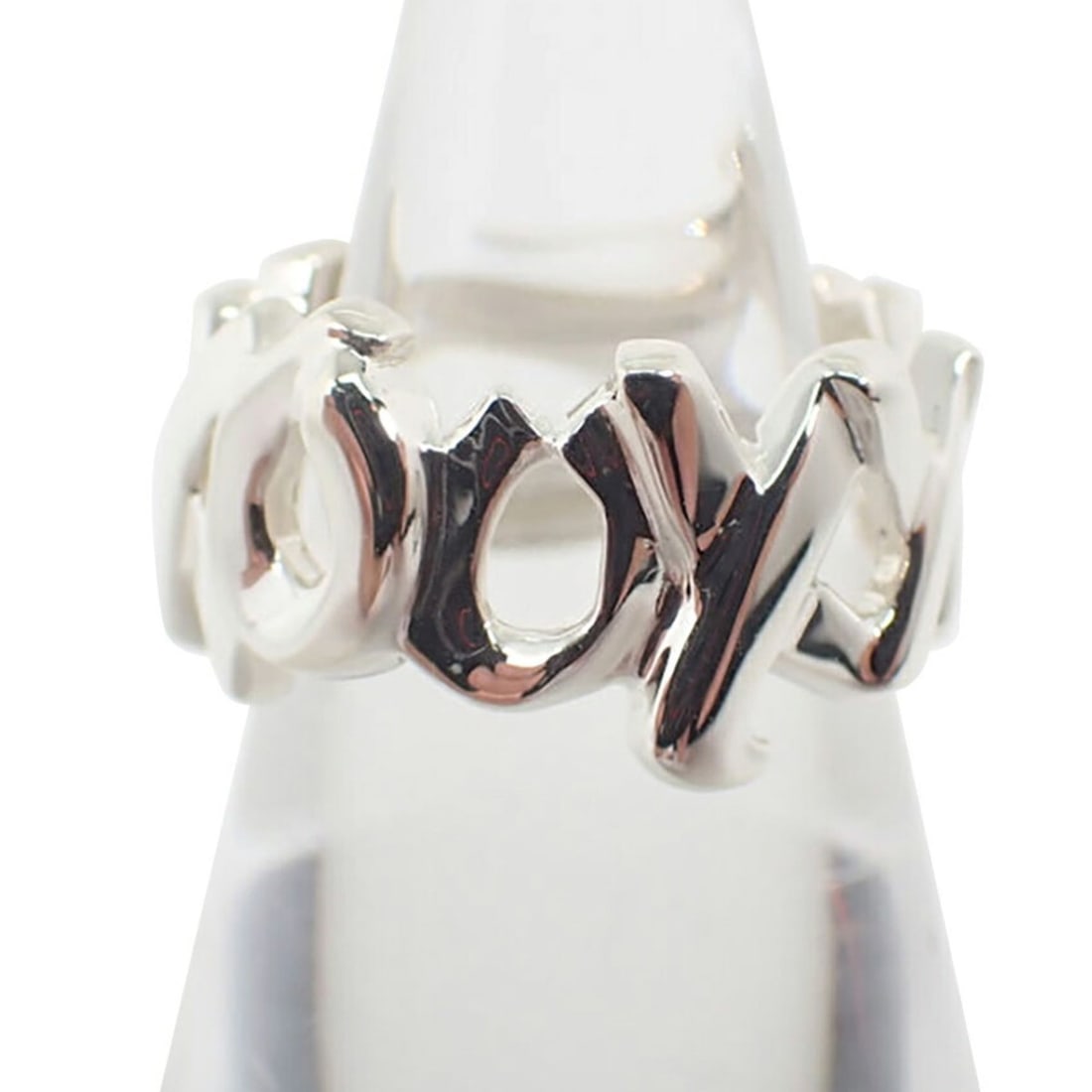 TIFFANY & Co. 925 Paloma Picasso Love Kiss Ring, Size 8: --- Catalog ---Category: SizeUS Size: 4.5Brand Size: 48Category: DesignType: Band ringGender: WomenMaterial: Sterling silver 925Category: GeneralBrand: Tiffany--- Item List ---Section: ConditionRankin
