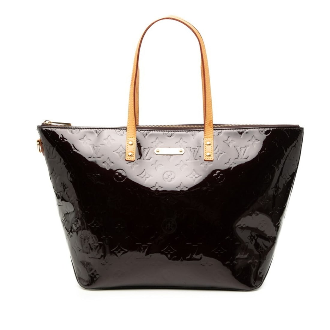 Louis Vuitton Monogram Vernis Bellevue GM Handbag Tote Bag M93589 Amarante Purple Patent Leather: --- Catalog ---Category: SizeSize (HxWxD): 27cm x 45cm x 19cm / 10.62'' x 17.71'' x 7.48''Category: DesignType: Handbag, Tote bagColor: Amarante, PurpleGender: WomenMaterial: Patent leather Category: 