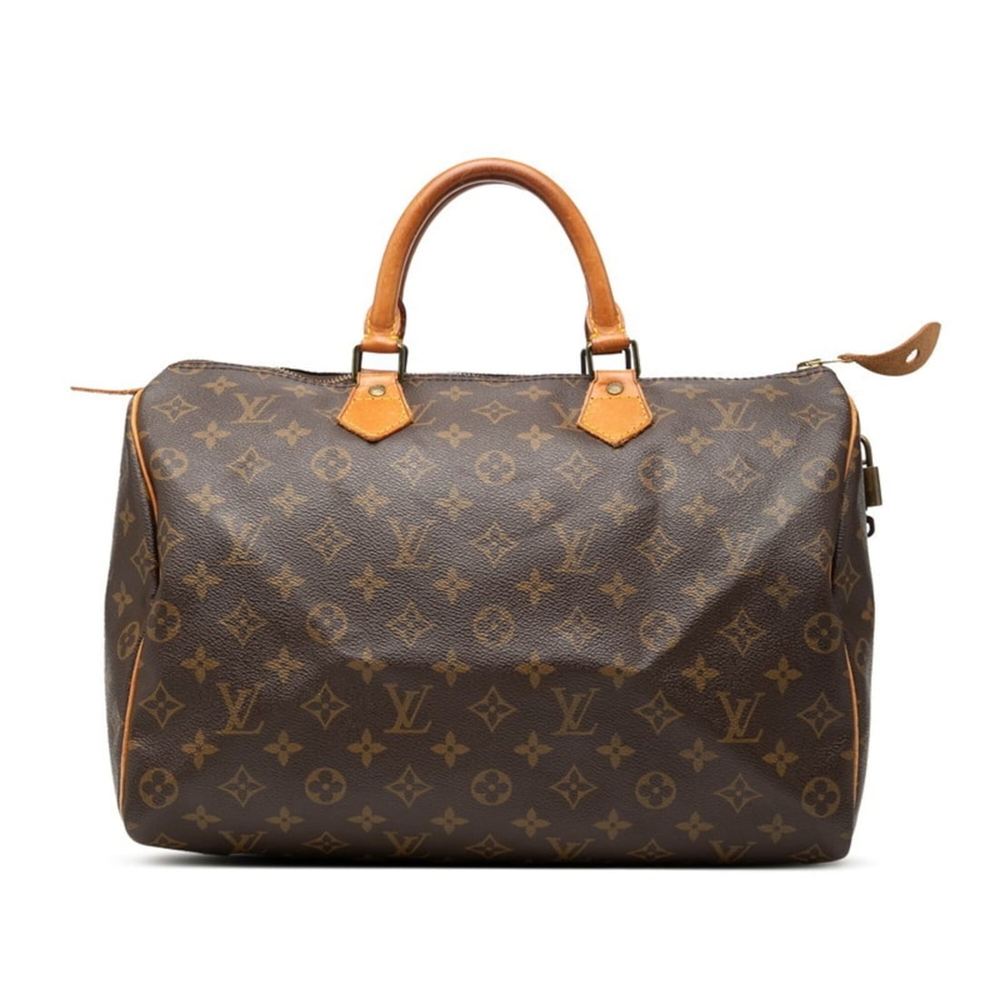 Louis Vuitton Monogram Speedy 35 Handbag Boston Bag M41524 Brown Leather Women's LOUIS VUITTON: --- Catalog ---Category: SizeSize (HxWxD): 22cm x 35cm x 18.5cm / 8.66'' x 13.77'' x 7.28''Category: DesignType: Boston bag, HandbagColor: BrownGender: WomenMaterial: PVC , Leather Category: GeneralMP
