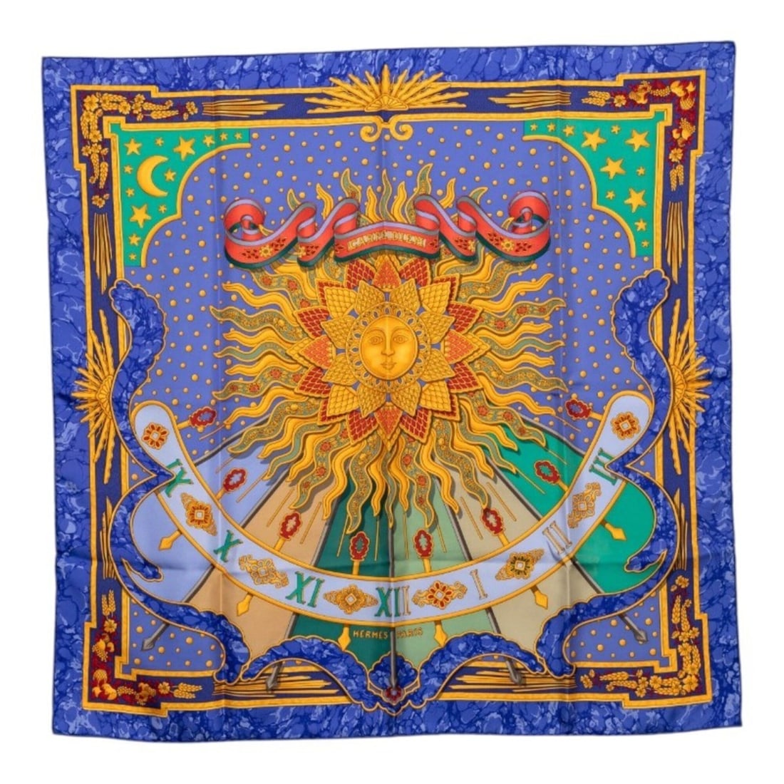 Hermes Carre 90 CARPE DIEM Enjoy Today Scarf Muffler Silk Women's HERMES: --- Catalog ---Category: SizeSize (LxW): 85.5cm x 87.5cm / 33.66'' x 34.44''Category: DesignType: ScarfGender: WomenMaterial: Silk Category: GeneralBrand: Hermes--- Item List ---Section: ConditionRank