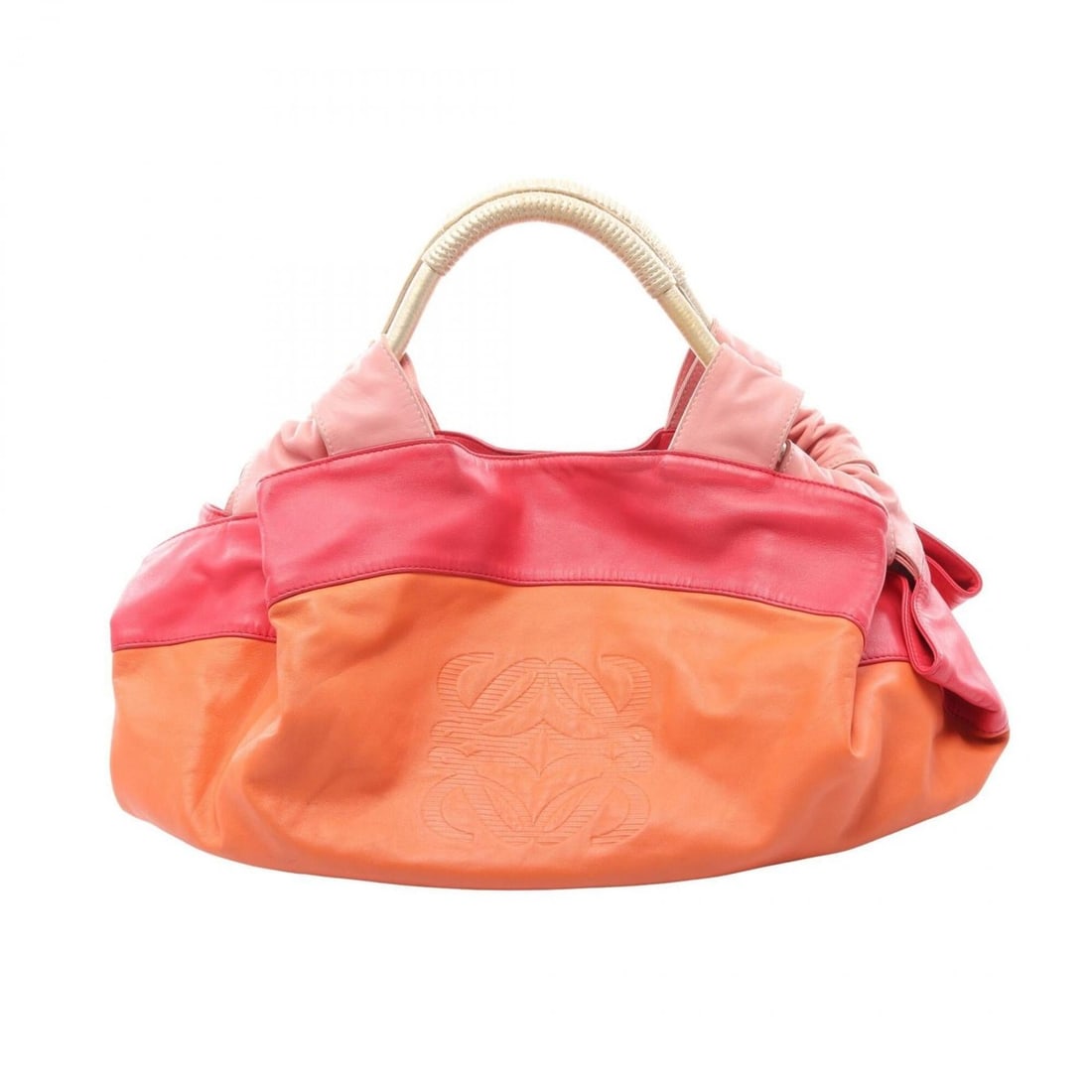Loewe Nappa Aire Handbag, Leather, Women's, Orange/Pink: --- Catalog ---Category: SizeSize (HxWxD): 28cm x 50cm x 16cm / 11.02'' x 19.68'' x 6.29''Category: DesignType: HandbagColor: Orange, PinkGender: WomenMaterial: Leather Category: GeneralBrand: Loewe--