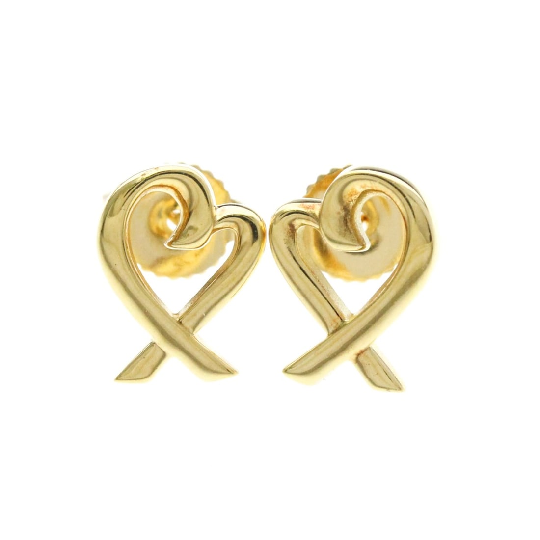 Tiffany Loving Heart No Stone Yellow Gold (18K) Stud Earrings Gold: --- Catalog ---Category: SizeWeight: 2.4g / 0.08oz.Size (HxWxD): 10.50mm x 8.00mm / 0.41'' x 0.31''Category: DesignType: Stud earringsColor: GoldMetal: GoldStone: No StoneStyle: FashionGender: Men,Wom