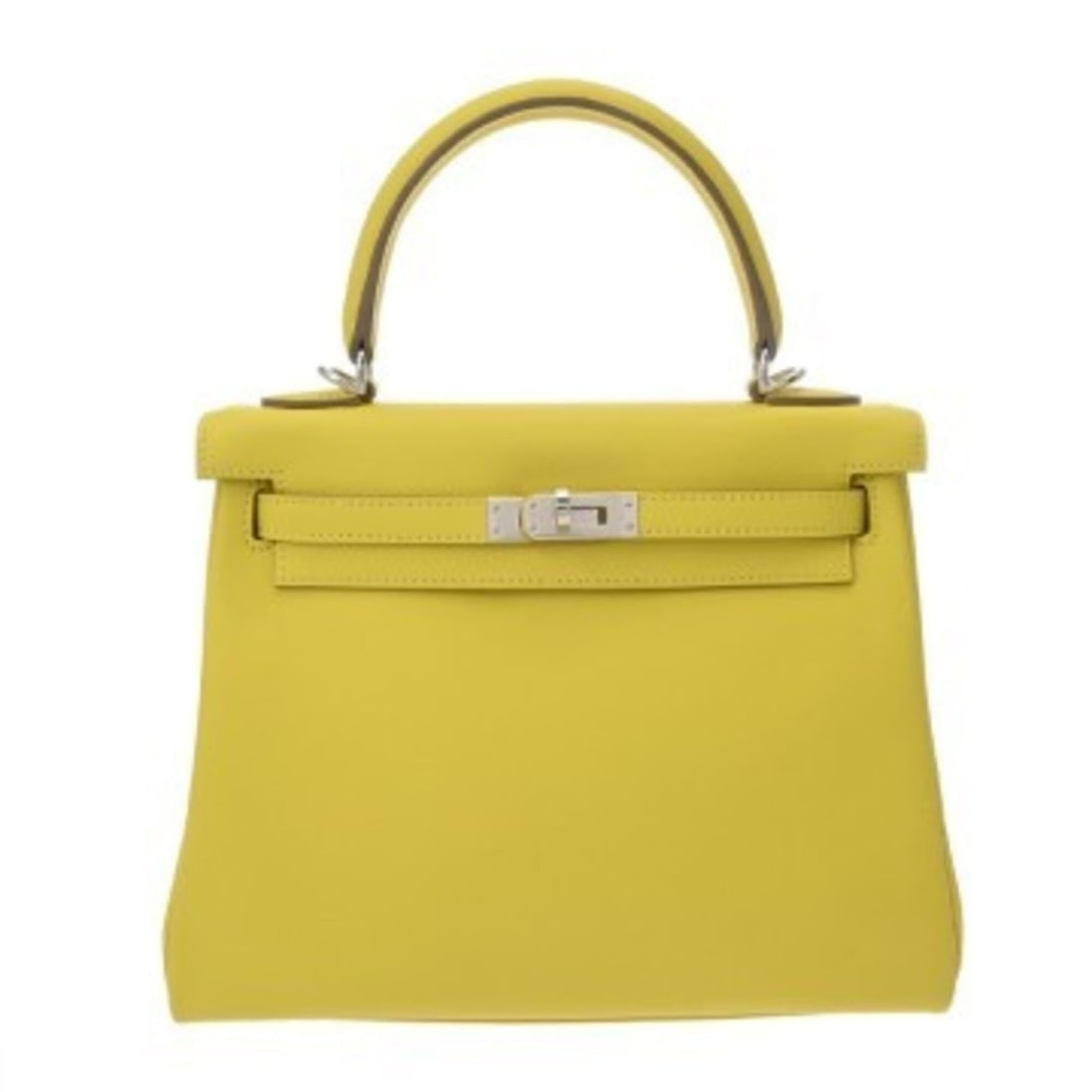 HERMES Kelly 25, 2-way, Lime, U stamp (circa 2022), Women's, Veau Swift Leather, Handbag, A-rank,: --- Catalog ---Category: SizeSize (HxWxD): 18cm x 24cm x 10.5cm / 7.08'' x 9.44'' x 4.13''Category: DesignType: HandbagColor: LimeGender: WomenMaterial: Swift leather Category: GeneralBrand: HermesCou