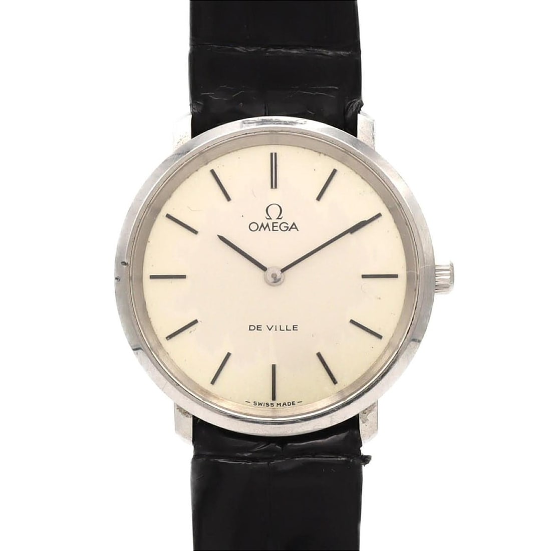 Omega De Ville Stainless Steel Watch, Manual Winding: --- Catalog ---Category: SizeCase Diameter: 33mm / 1.3''Category: DesignType: WristwatchGender: MenColor (Dial): SilverMaterial (Case): Stainless steelCategory: GeneralBrand: OmegaCategory: MovementMo