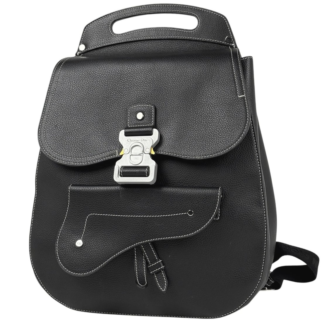 Christian Dior Gallop Backpack, Leather, Black, Men's: --- Catalog ---Category: SizeSize (HxWxD): 33cm x 30cm x 12cm / 12.99'' x 11.81'' x 4.72''Category: DesignType: BackpackColor: BlackGender: MenMaterial: Leather Category: GeneralBrand: Christian Dior-