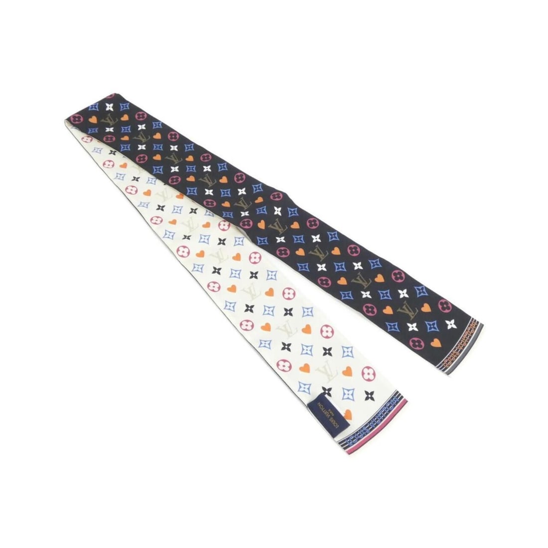 Louis Vuitton Bandeau GameOn MP2904 Scarf Muffler: --- Catalog ---Category: SizeSize (LxW): 8cm x 1.2m / 3.14'' x 47.24''Category: DesignType: ScarfColor: BlackGender: WomenMaterial: Silk Category: GeneralMPN: MP2904Brand: Louis Vuitton--- Item List -