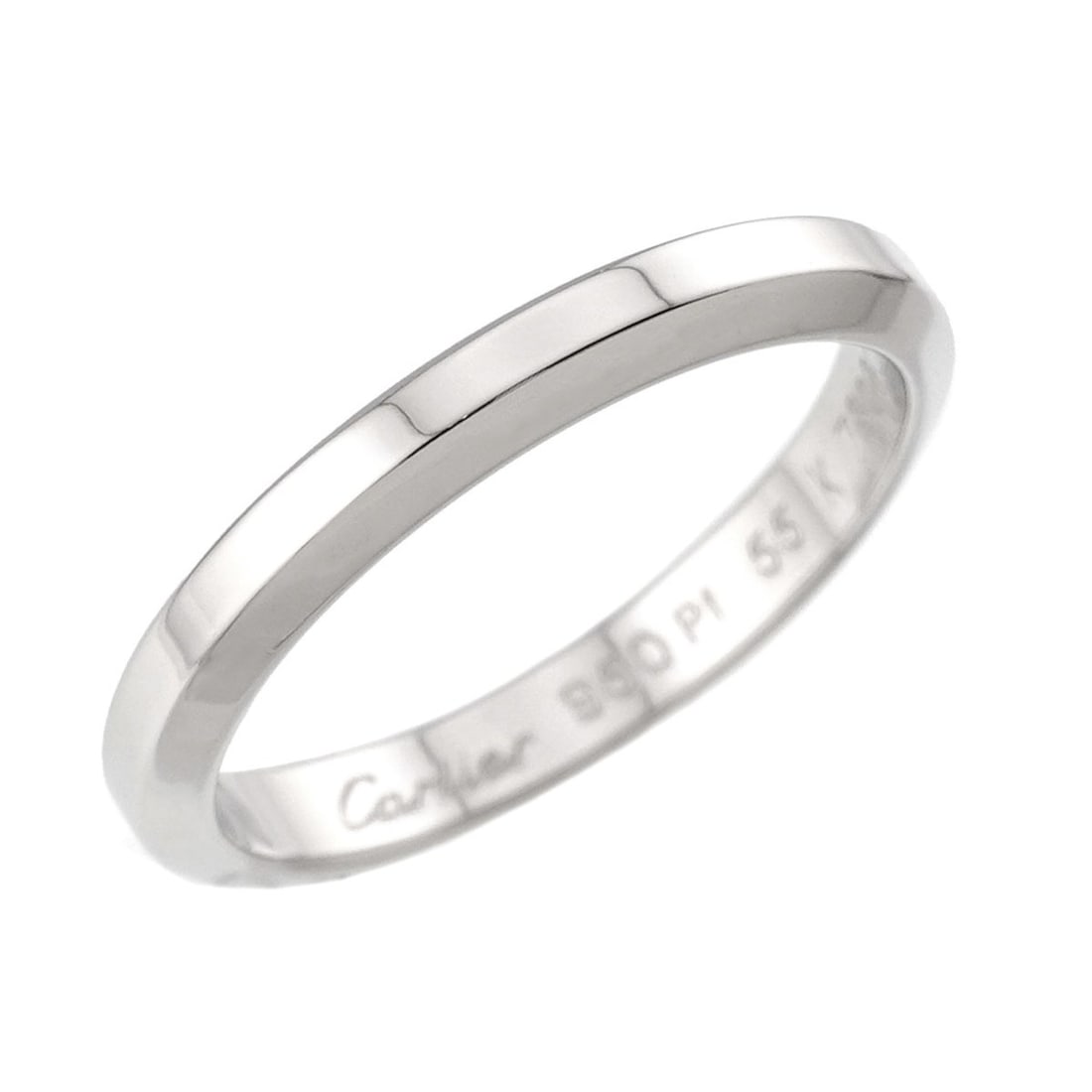 Cartier Declaration #55 Ring, 2.9mm wide, Platinum (Pt) - 5