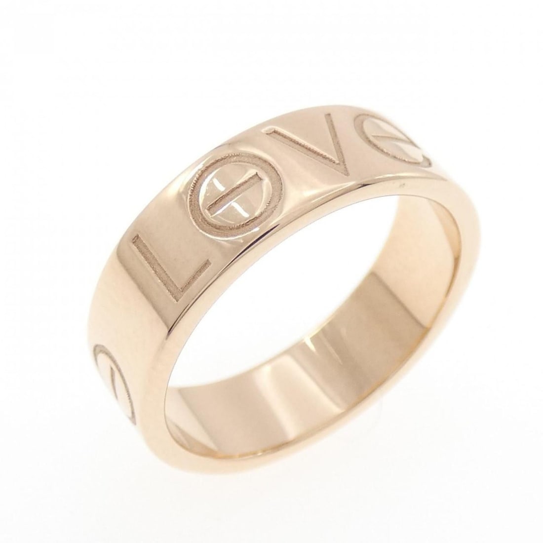 Cartier Love Ring: --- Catalog ---Category: SizeUS Size: 6Brand Size: 51Category: DesignType: Band ringGender: WomenMaterial: Pink gold (18K)Category: GeneralBrand: Cartier--- Item List ---Section: ConditionRanking: Ran
