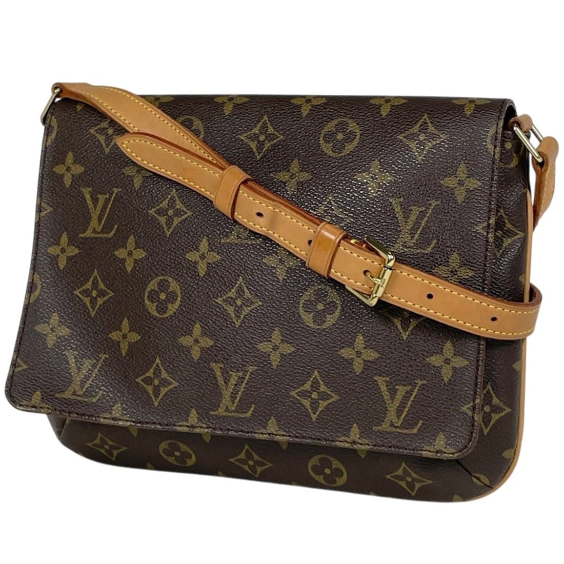 Louis Vuitton Musette Tango Short Shoulder Bag, Monogram Brown, M51257, Women's: --- Catalog ---Category: SizeSize (HxWxD): 18cm x 24cm x 6cm / 7.08'' x 9.44'' x 2.36''Category: DesignType: Shoulder bagColor: BrownGender: WomenMaterial: Monogram Category: GeneralMPN: M51257Brand: 