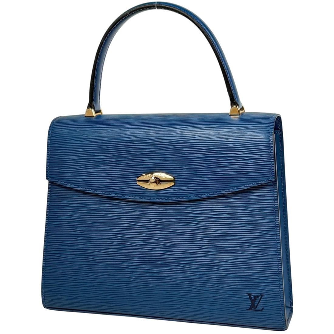 Louis Vuitton Malesherbes Handbag, Epi Leather, Toledo Blue, M52375, Women's: --- Catalog ---Category: SizeSize (HxWxD): 21cm x 26cm x 5.5cm / 8.26'' x 10.23'' x 2.16''Category: DesignType: HandbagColor: Toledo blueGender: WomenMaterial: Epi leather Inner Pocket: Zipper pocket 