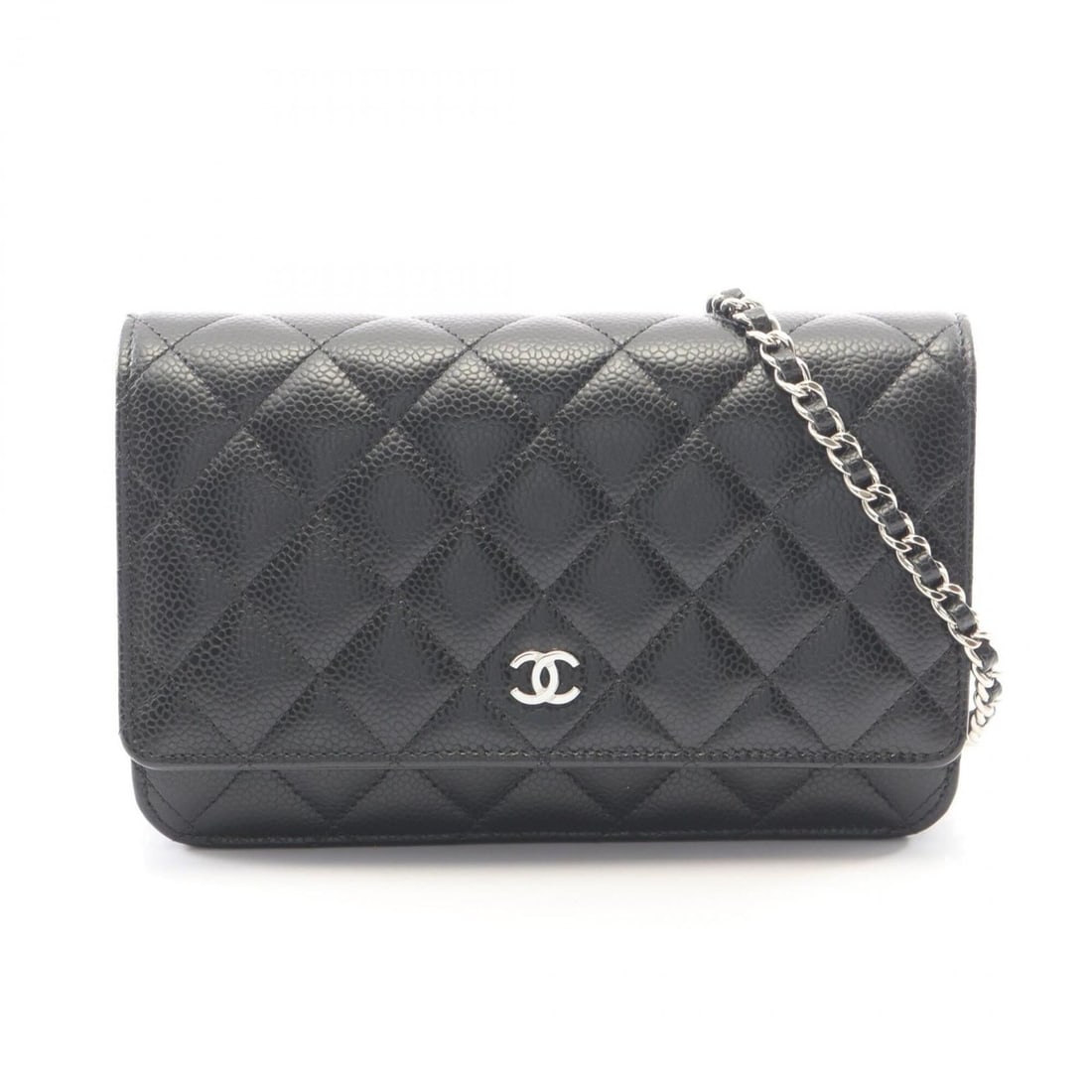 Chanel Matelassé Shoulder Bag/Handbag, Caviar Leather (Grained Calfskin), Women's, Black, AP0250: --- Catalog ---Category: SizeSize (HxWxD): 12cm x 19cm x 3.5cm / 4.72'' x 7.48'' x 1.37''Category: DesignType: Handbag, Shoulder bagColor: BlackGender: WomenMaterial: Grained Calfskin Hardware Color: 