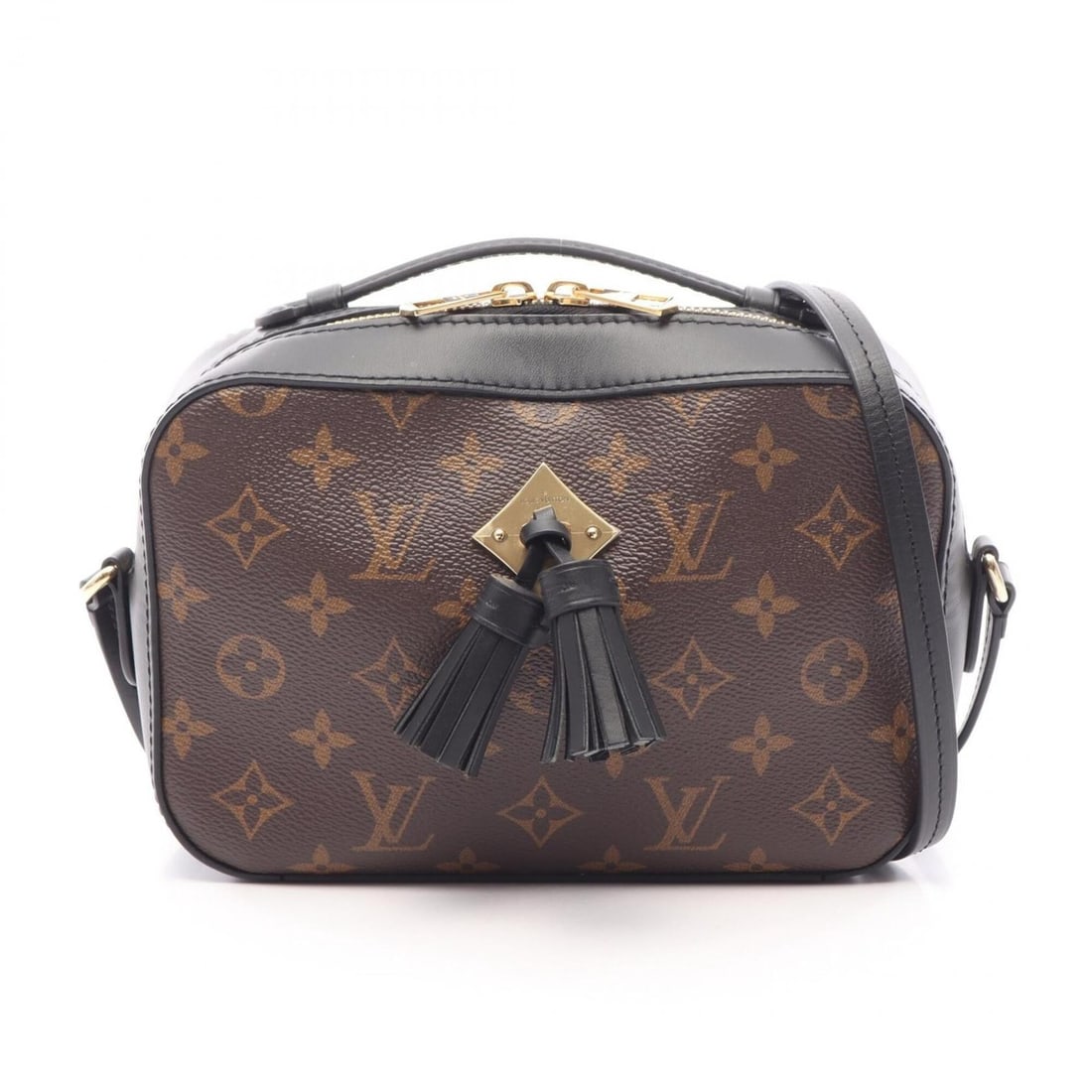 Louis Vuitton Saint-Onge 2-Way Shoulder Bag/Handbag, Coated Canvas and Leather, Monogram Pattern,: --- Catalog ---Category: SizeSize (HxWxD): 14cm x 22cm x 7cm / 5.51'' x 8.66'' x 2.75''Category: DesignType: Handbag, Shoulder bagColor: Black, Brown, MonogramGender: WomenMaterial: Coated canvas Cate