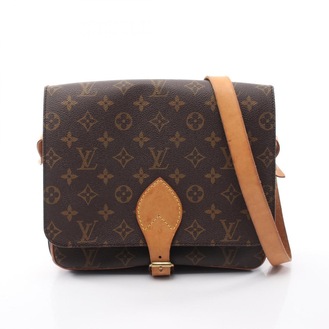 Louis Vuitton LOUIS VUITTON Cartouchiere GM Shoulder Bag Handbag Coated Canvas Leather Monogram: --- Catalog ---Category: SizeSize (HxWxD): 23cm x 26cm x 7.5cm / 9.05'' x 10.23'' x 2.95''Category: DesignType: Handbag, Shoulder bagColor: Brown, MonogramGender: WomenMaterial: Coated canvas Category
