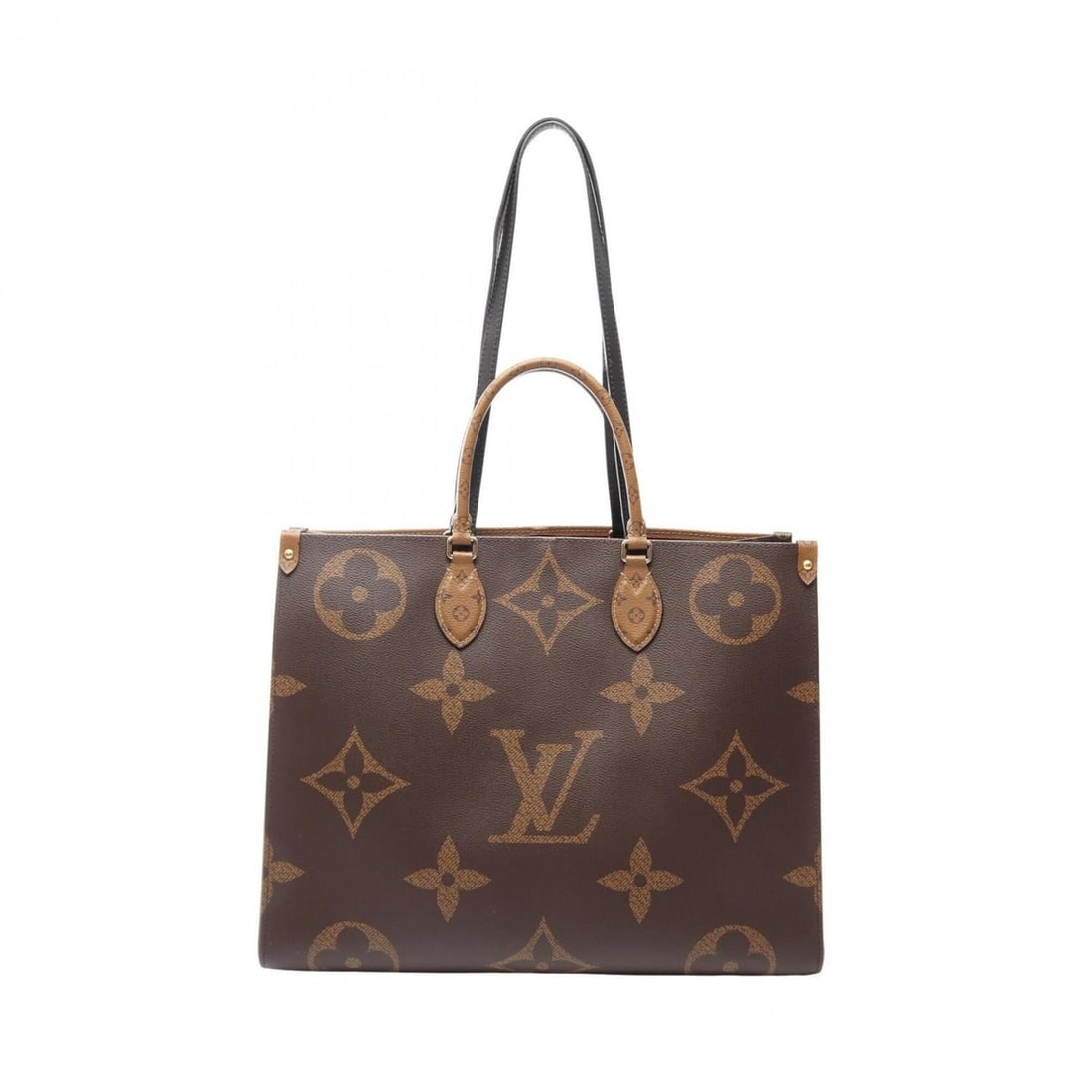 Louis Vuitton OnTheGo GM Shoulder Bag/Handbag, Coated Canvas and Leather, Monogram Giant Reverse,: --- Catalog ---Category: SizeSize (HxWxD): 32cm x 41.5cm x 17cm / 12.59'' x 16.33'' x 6.69''Category: DesignType: Handbag, Shoulder bagColor: Brown, MonogramGender: WomenMaterial: Coated canvas Catego