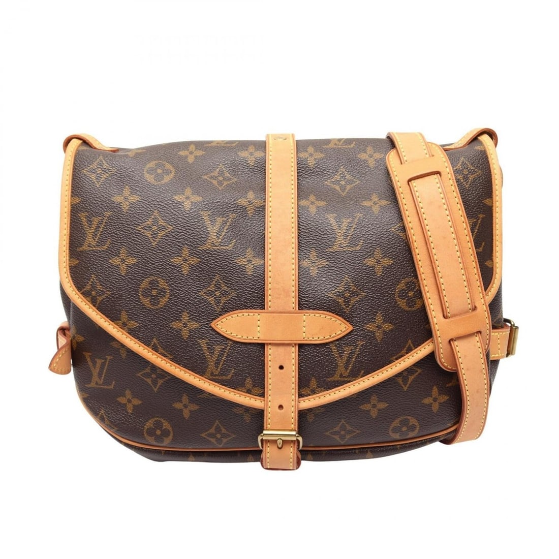 Louis Vuitton Saumur 30 Shoulder Bag/Handbag, Coated Canvas and Leather, Monogram Pattern, Women's,: --- Catalog ---Category: SizeSize (HxWxD): 22cm x 28cm / 8.66'' x 11.02''Category: DesignType: Handbag, Shoulder bagColor: Brown, MonogramGender: WomenMaterial: Coated canvas Category: GeneralMPN: M42