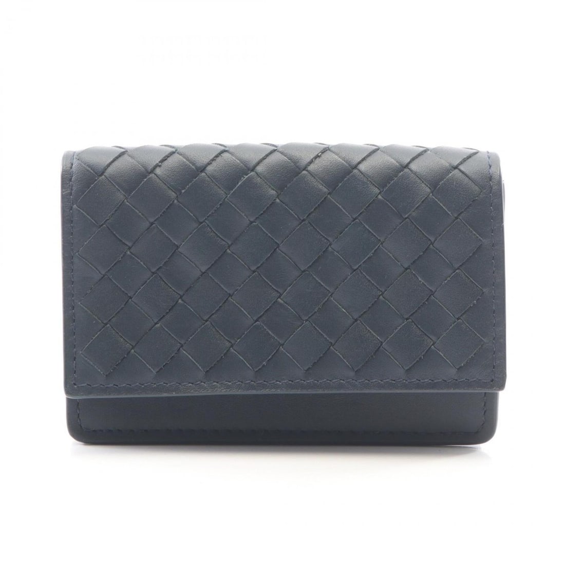 Bottega Veneta Intrecciato Business Card Holder, Leather, Men's, Navy: --- Catalog ---Category: DesignType: Business card caseColor: NavyGender: MenMaterial: Intrecciato Category: GeneralBrand: Bottega VenetaCategory: Physical PropertiesSize (HxWxD): 7cm x 11cm x 2cm / 2