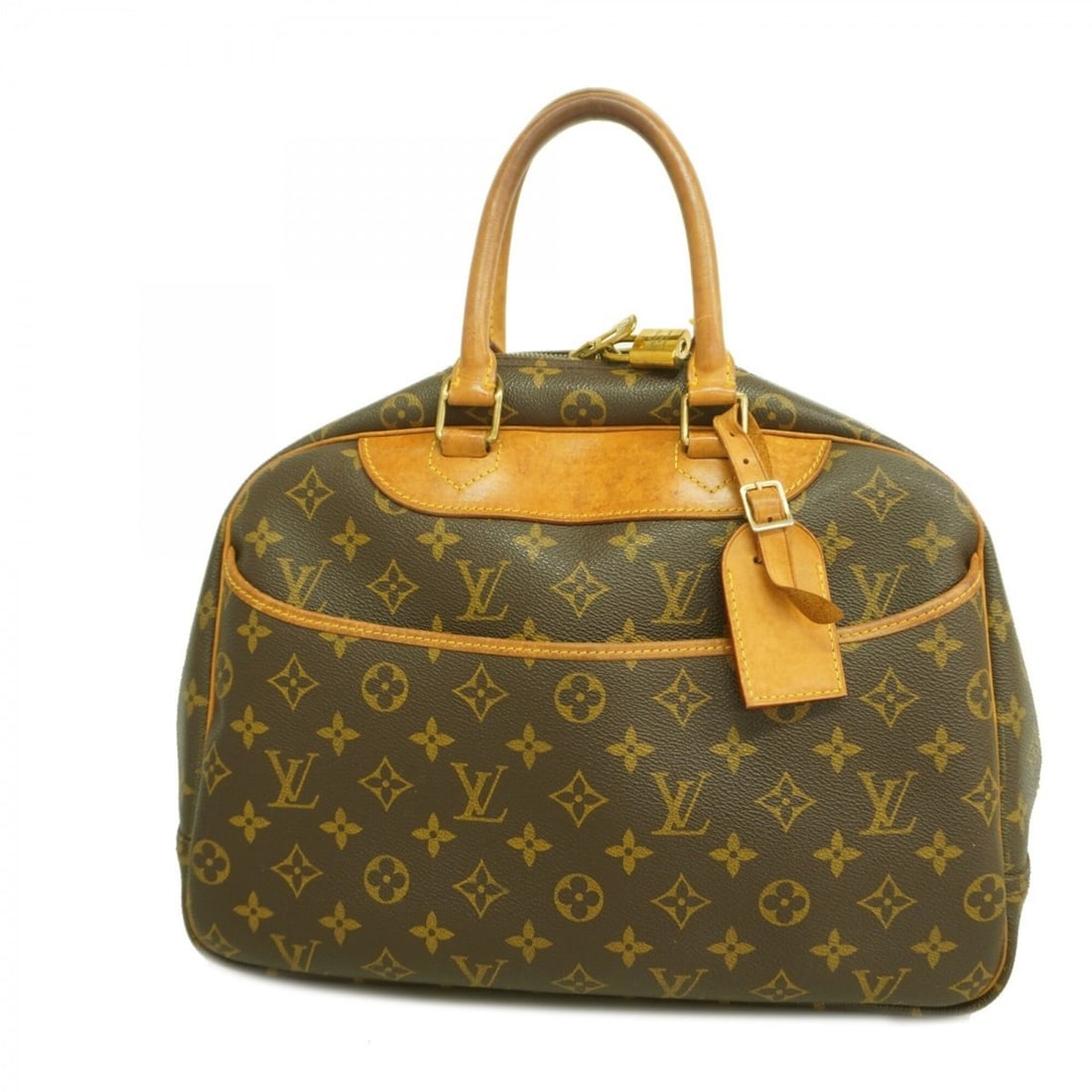 Louis Vuitton Monogram Deauville Handbag M47270 Brown Women's: --- Catalog ---Category: SizeSize (HxWxD): 26.5cm x 33cm x 13cm / 10.43'' x 12.99'' x 5.11''Category: DesignType: HandbagColor: BrownGender: WomenCategory: GeneralMPN: M47270Brand: Louis Vuitton--- It