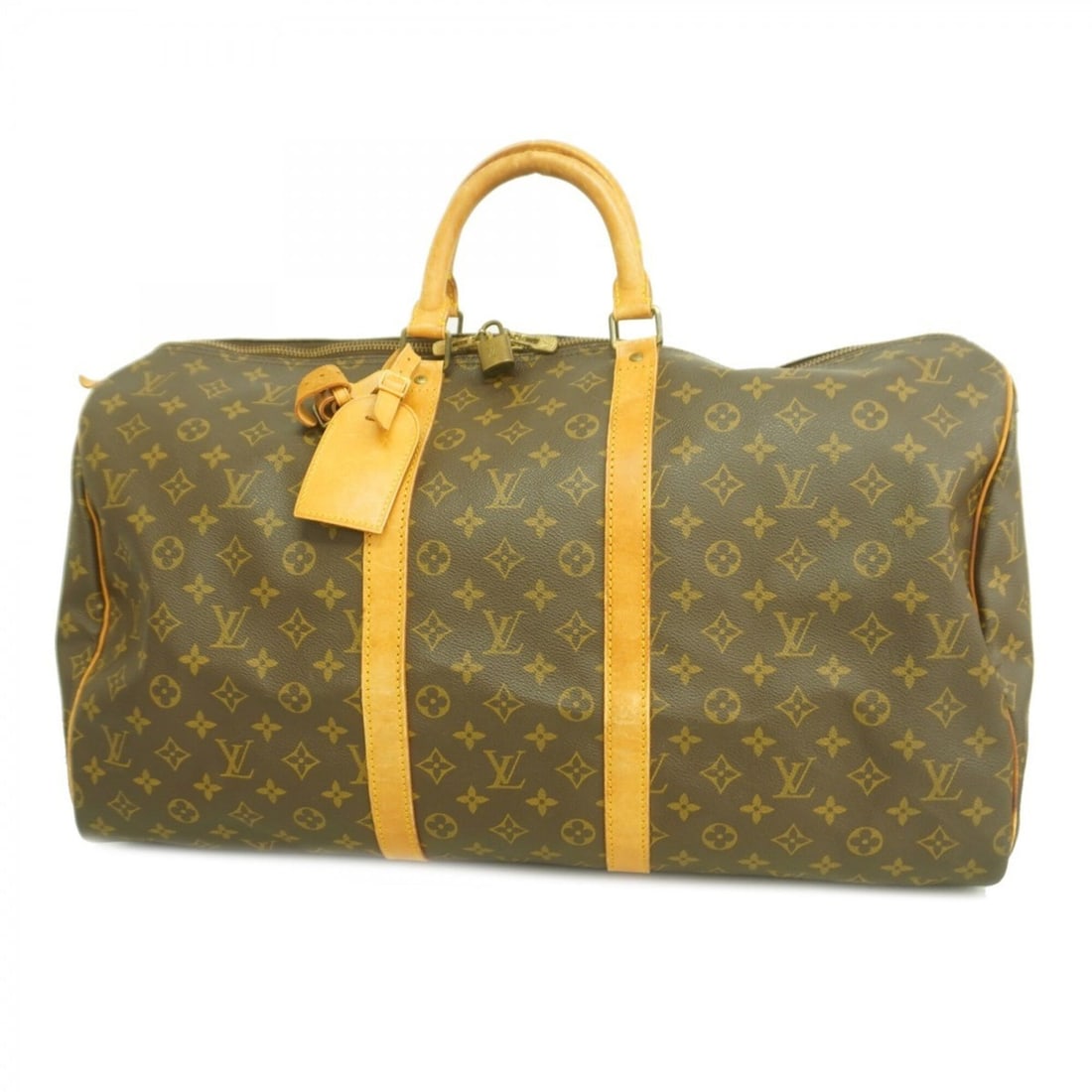 Louis Vuitton Bags - Boston Monogram Keepall 55 M41424 Brown Men's & Women's: --- Catalog ---Category: SizeSize (HxWxD): 29cm x 56cm x 25cm / 11.41'' x 22.04'' x 9.84''Category: DesignType: Boston bagColor: BrownGender: Men,WomenCategory: GeneralMPN: M41424Brand: Louis Vuitton-