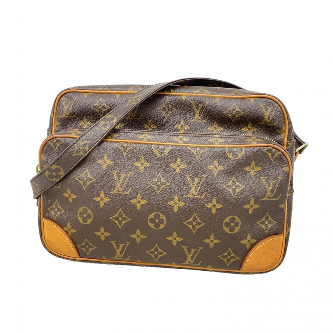 Louis Vuitton Monogram Nile Shoulder Bag M45244 Brown Women's: --- Catalog ---Category: SizeSize (HxWxD): 20cm x 28cm x 12cm / 7.87'' x 11.02'' x 4.72''Category: DesignType: Shoulder bagColor: BrownGender: WomenCategory: GeneralMPN: M45244Brand: Louis Vuitton--- 
