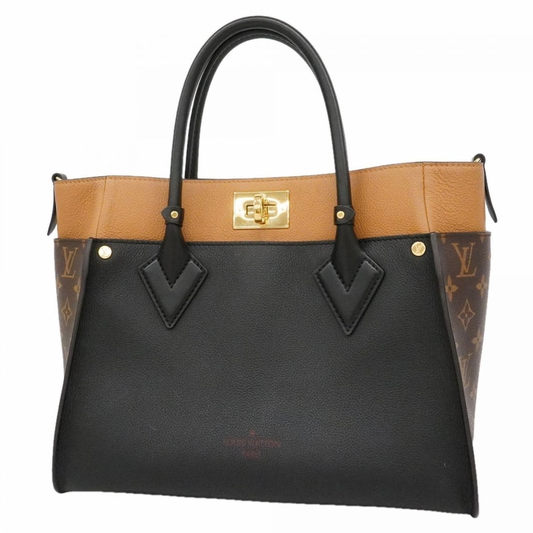 Louis Vuitton Monogram On My Side MM Tote Bag M53823 Noir (Women's): --- Catalog ---Category: SizeSize (HxWxD): 25cm x 31cm x 14cm / 9.84'' x 12.2'' x 5.51''Category: DesignType: Tote bagColor: NoirGender: WomenCategory: GeneralMPN: M53823Brand: Louis Vuitton--- Item L