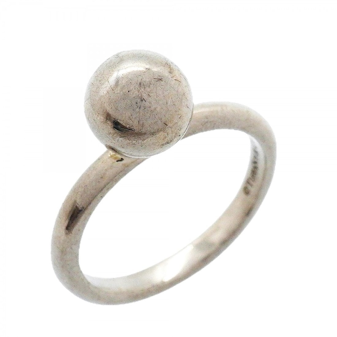 Tiffany & Co. Hardware Ball Ring, Sterling Silver 925, Size 11.5 (Women's): --- Catalog ---Category: SizeJP Size: 11.5US Size: 6Category: DesignType: Band ringGender: WomenMaterial: Silver 925Category: GeneralBrand: Tiffany--- Item List ---Section: ConditionRanking: Rank AB U