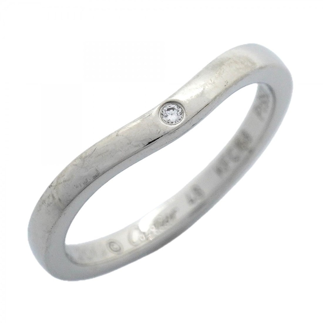 Cartier Ballerina Ring, 3PD (Pt950) Platinum, Diamond, Size 48, Ladies', P3133385: --- Catalog ---Category: SizeUS Size: 4.5Brand Size: 48Category: DesignType: Band ringStone: DiamondGender: WomenMaterial: Platinum 950Category: GeneralBrand: Cartier--- Item List ---Section: Conditio