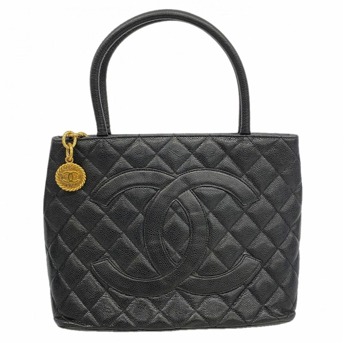 Chanel Tote Bag, Reissue Tote, Caviar Leather, Black, Women's, OP008003: --- Catalog ---Category: SizeSize (HxWxD): 24cm x 30cm x 15cm / 9.44'' x 11.81'' x 5.9''Category: DesignType: Tote bagColor: BlackGender: WomenMaterial: Grained Calfskin Hardware Color: GoldCategory: 