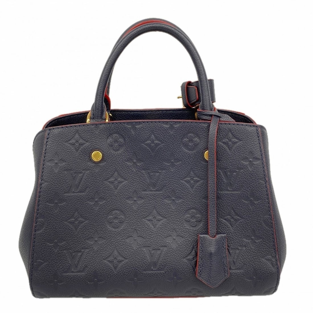Louis Vuitton handbag, Monogram Empreinte Montaigne BB M42747 Marine Rouge, ladies'.: --- Catalog ---Category: SizeSize (HxWxD): 20cm x 25cm x 13cm / 7.87'' x 9.84'' x 5.11''Category: DesignType: HandbagColor: Marine rougeGender: WomenCategory: GeneralMPN: M42747Brand: Louis Vuitton---