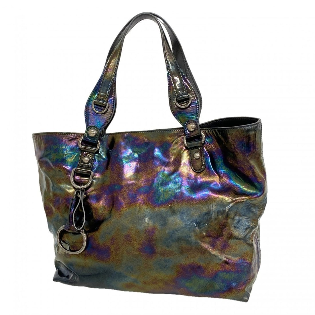 Gucci Iconbit Tote Bag 229852 Leather Black Women's: --- Catalog ---Category: SizeSize (HxWxD): 29cm x 35cm x 15cm / 11.41'' x 13.77'' x 5.9''Category: DesignType: Tote bagColor: BlackGender: WomenMaterial: Leather Hardware Color: SilverCategory: Genera