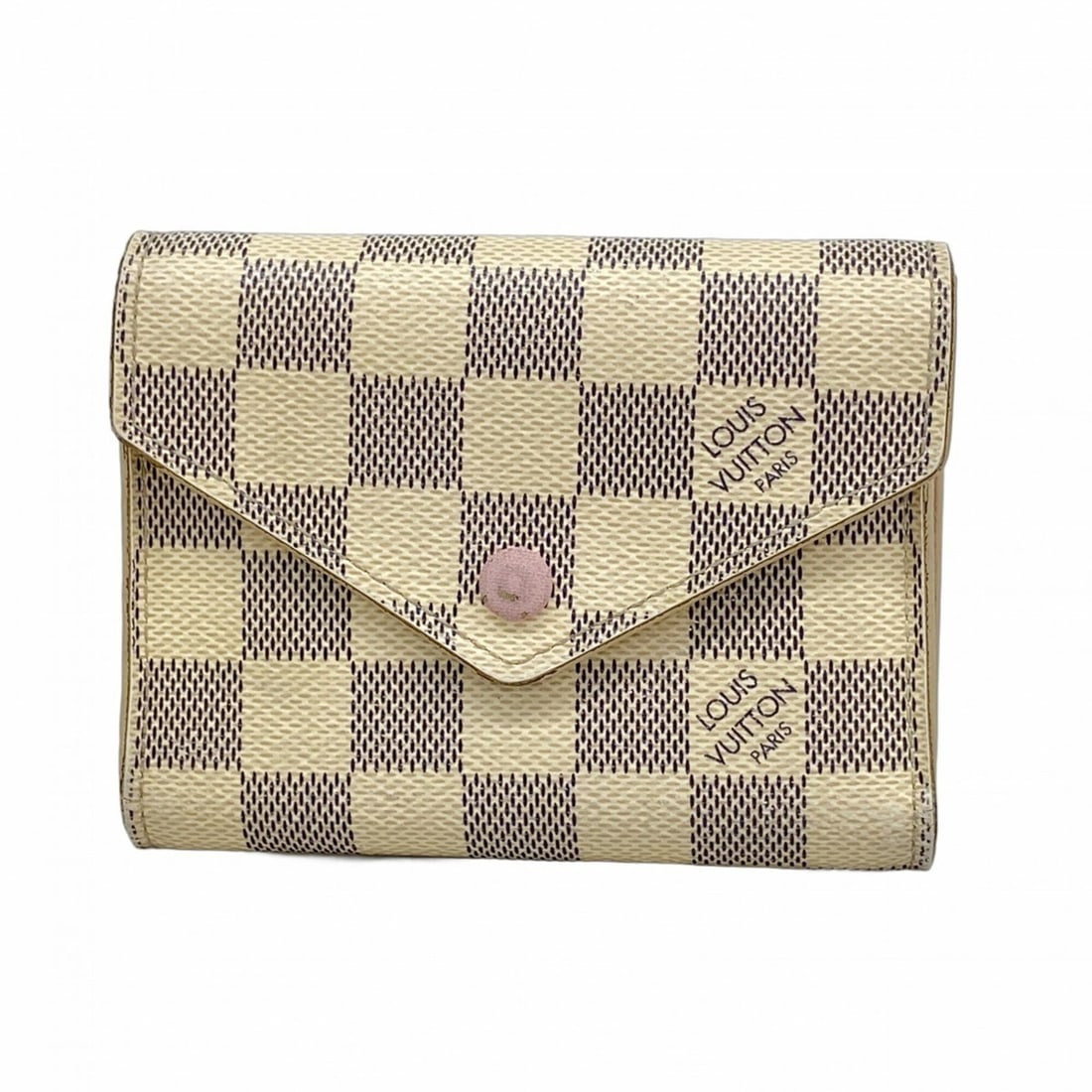 Louis Vuitton Tri-fold Wallet Damier Azur Portefeuille Victorine N64022 White Rose Ballerine Women's: --- Catalog ---Category: SizeSize (HxWxD): 10cm x 12cm x 2cm / 3.93'' x 4.72'' x 0.78''Category: DesignType: Wallet (tri-fold)Color: Rose ballerine, WhiteGender: WomenCategory: GeneralMPN: N64022Brand