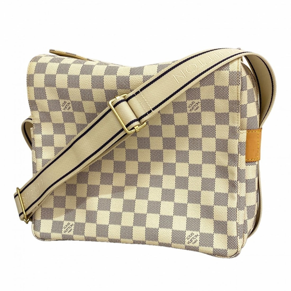 Louis Vuitton Damier Azur Naviglio Shoulder Bag N51189 White Men's: --- Catalog ---Category: SizeSize (HxWxD): 25cm x 27cm x 13cm / 9.84'' x 10.62'' x 5.11''Category: DesignType: Shoulder bagColor: WhiteGender: MenCategory: GeneralMPN: N51189Brand: Louis Vuitton--- It
