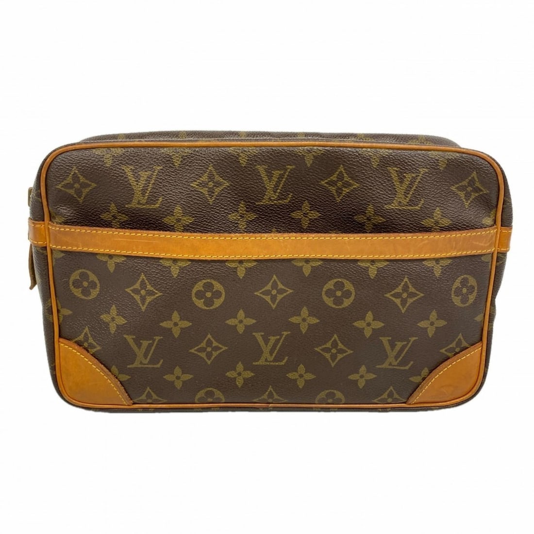Louis Vuitton Monogram Compiegne 28 Clutch Bag M51845 Brown (Men's/Women's): --- Catalog ---Category: SizeSize (HxWxD): 17.5cm x 28cm x 7cm / 6.88'' x 11.02'' x 2.75''Category: DesignType: Clutch bagColor: BrownGender: Men,WomenCategory: GeneralMPN: M51845Brand: Louis Vuitton-