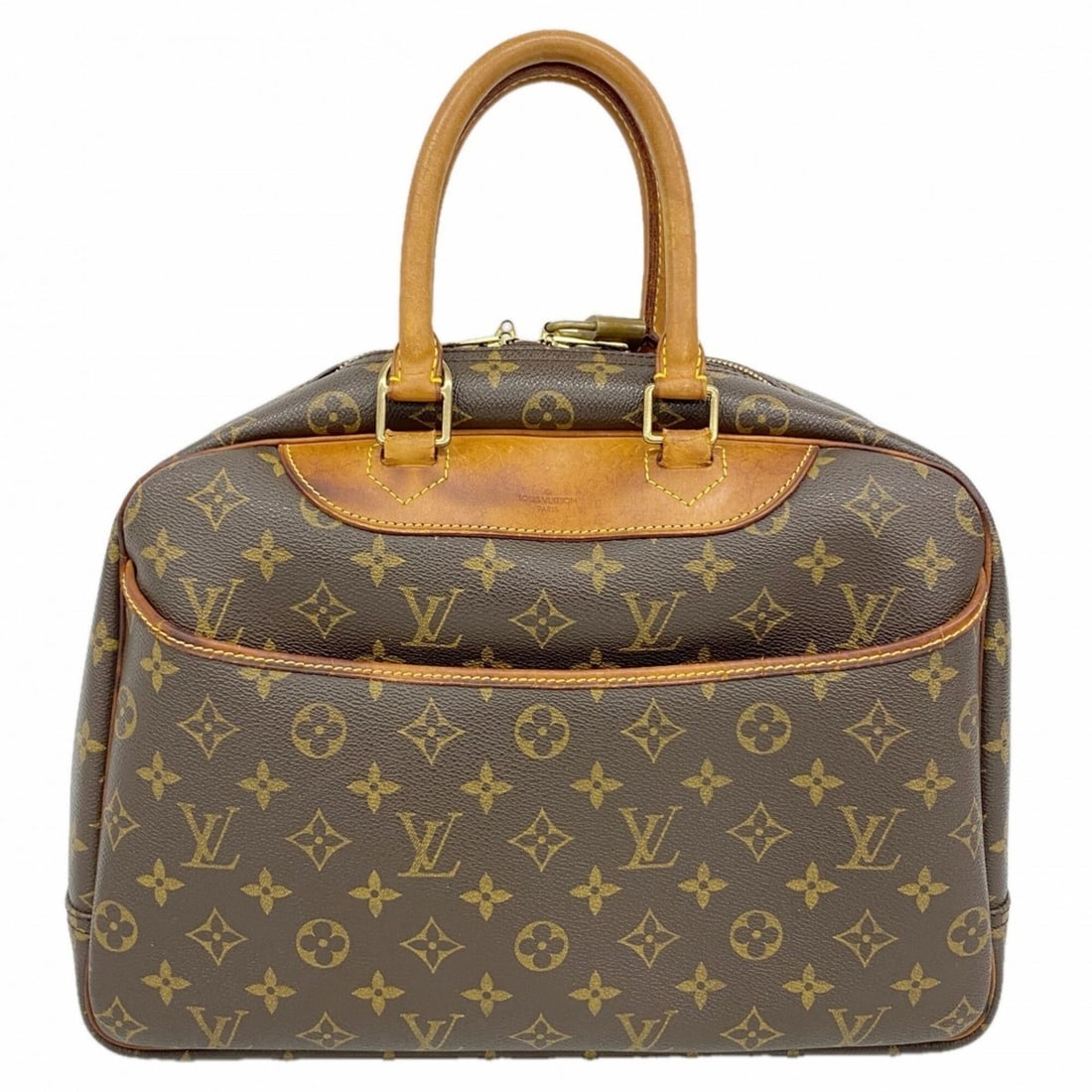 Louis Vuitton Monogram Deauville Handbag M47270 Brown Women's: --- Catalog ---Category: SizeSize (HxWxD): 26cm x 34cm x 13cm / 10.23'' x 13.38'' x 5.11''Category: DesignType: HandbagColor: BrownGender: WomenCategory: GeneralMPN: M47270Brand: Louis Vuitton--- Item