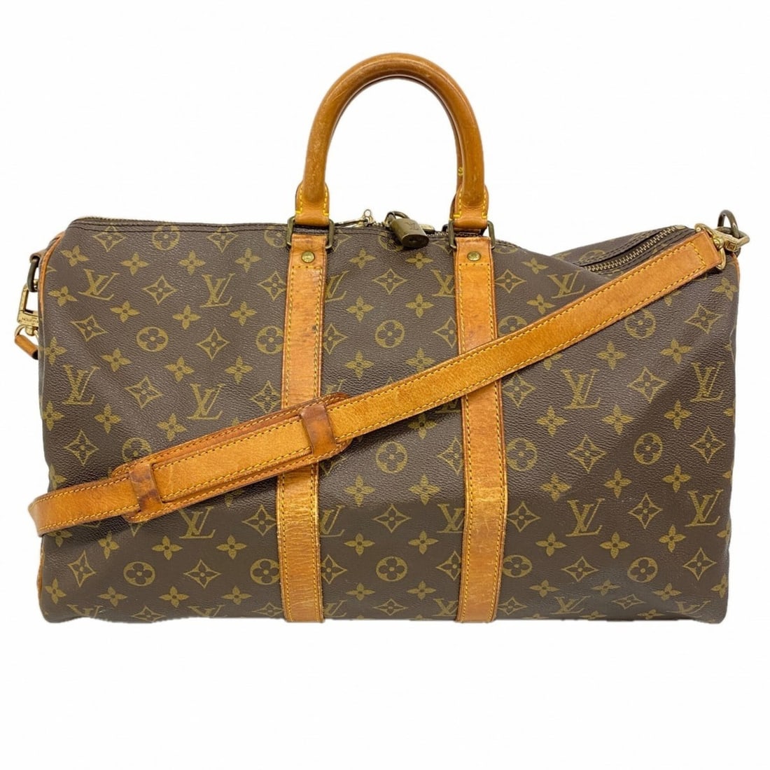 Louis Vuitton Bags - Boston Monogram Keepall Bandoulière 45 M41418 Brown Men's & Women's: --- Catalog ---Category: SizeSize (HxWxD): 28.5cm x 46cm x 20cm / 11.22'' x 18.11'' x 7.87''Category: DesignType: Boston bagColor: BrownGender: Men,WomenCategory: GeneralMPN: M41418Brand: Louis Vuitto