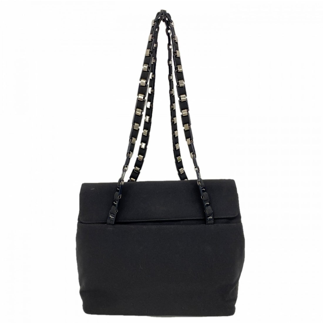 Salvatore Ferragamo Vara Shoulder Bag, Nylon Canvas, Black, Women's: --- Catalog ---Category: SizeSize (HxWxD): 27cm x 29cm x 9cm / 10.62'' x 11.41'' x 3.54''Category: DesignType: Shoulder bagColor: BlackGender: WomenMaterial: Nylon canvas Hardware Color: SilverCategor