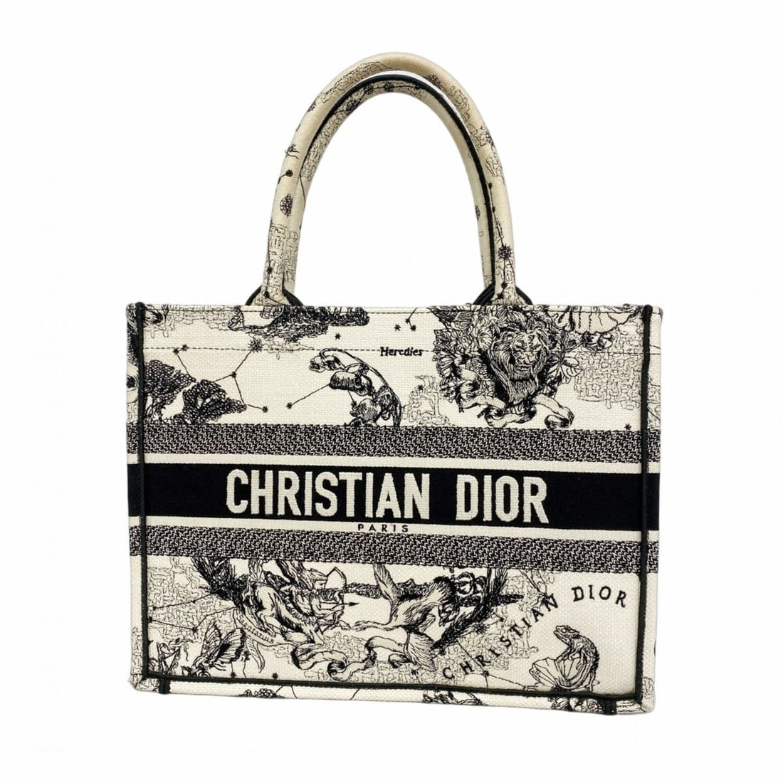 Christian Dior Book Tote Bag, Canvas, White/Black, Women's: --- Catalog ---Category: SizeSize (HxWxD): 27cm x 36cm x 17cm / 10.62'' x 14.17'' x 6.69''Category: DesignType: Tote bagColor: Black, WhiteGender: WomenMaterial: Canvas Category: GeneralBrand: Christi