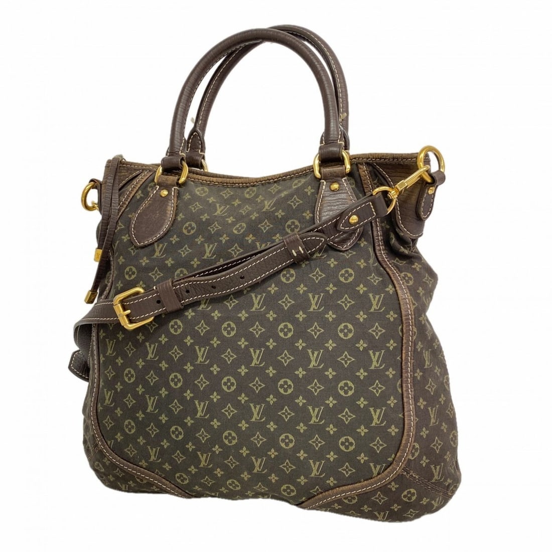Louis Vuitton Monogram Mini Lin Besace-en-Jour Handbag M95617 Ebene 2-way bag for women: --- Catalog ---Category: SizeSize (HxWxD): 32cm x 37cm x 2.5cm / 12.59'' x 14.56'' x 0.98''Category: DesignType: HandbagColor: EbeneGender: WomenCategory: GeneralMPN: M95617Brand: Louis Vuitton--- Ite